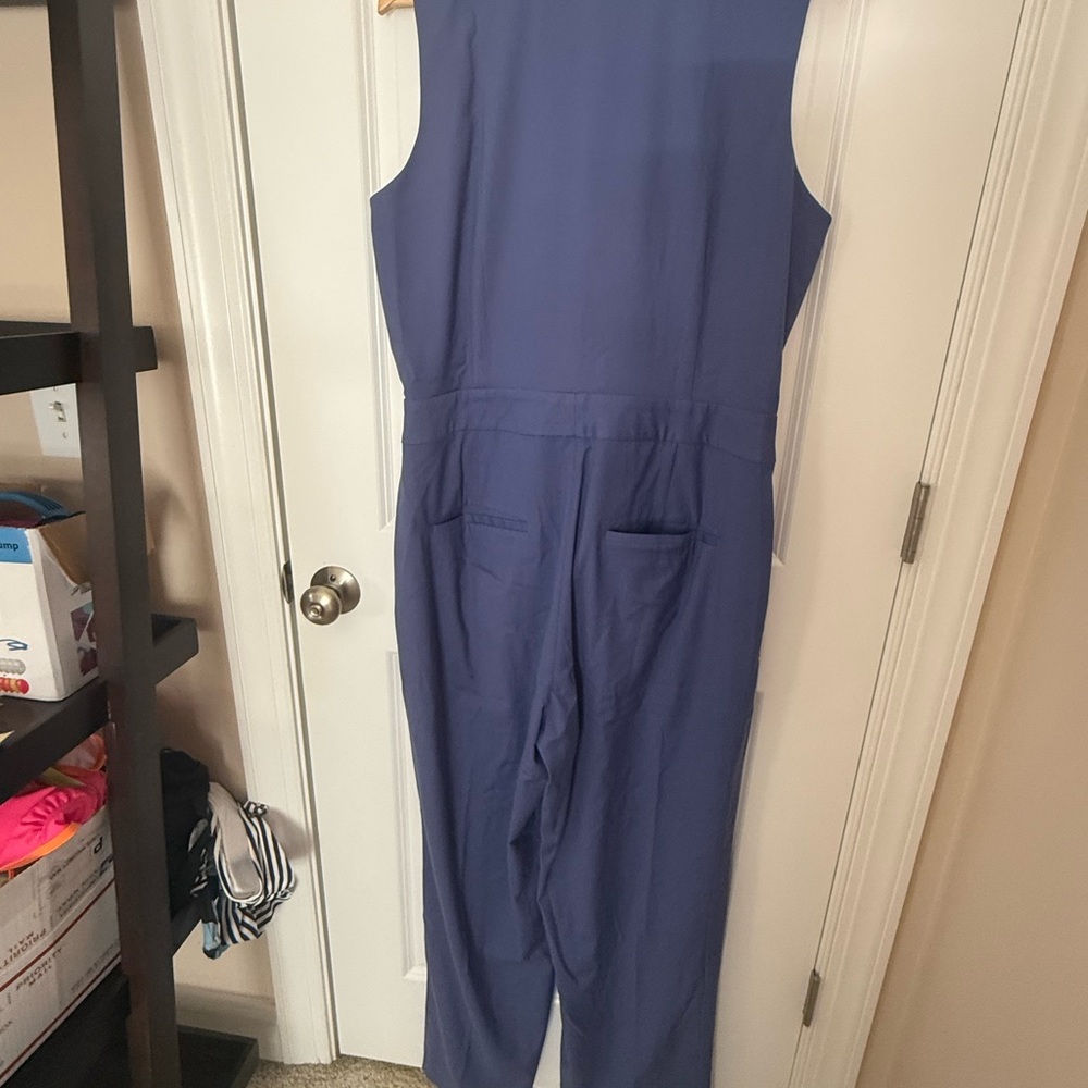 Wildfang Elegant Blue Women's empower Jumpsuit - Picture 6 of 6